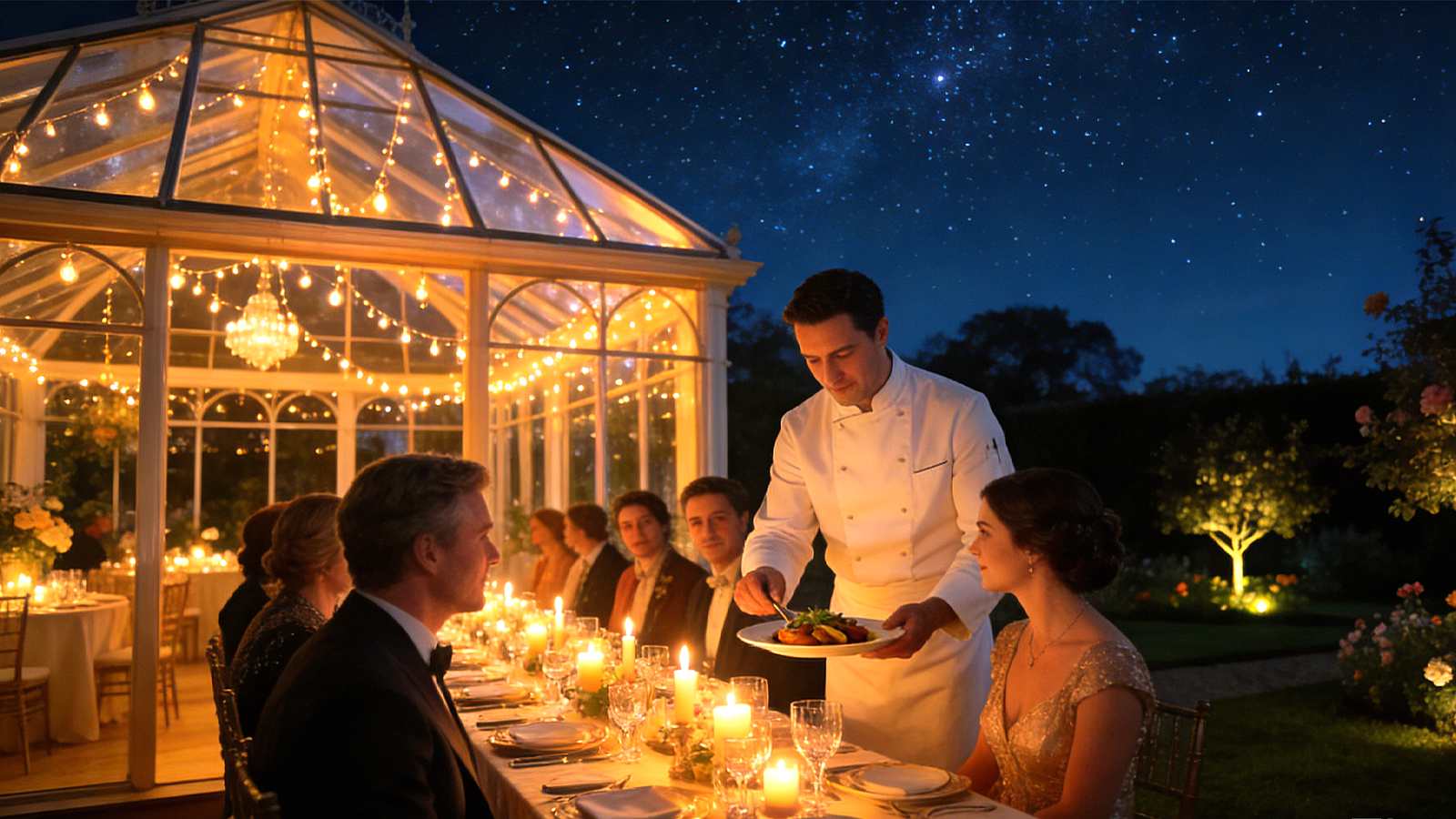Glass Conservatory Chef’s Table: Magic Under The Stars